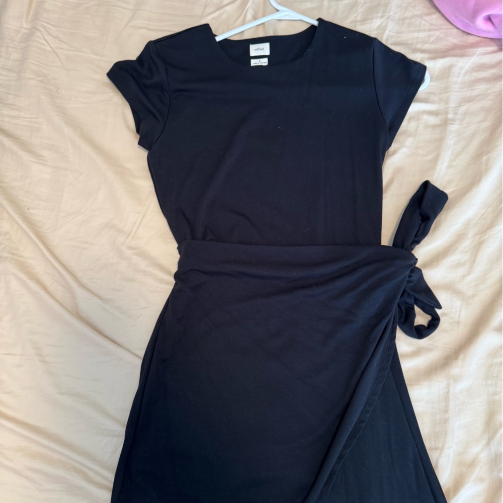 Black Wrapped Dress